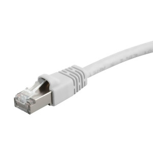 Monoprice Cat6A Ethernet Patch Cable Network Internet Cord Rj45 550Mhz Stp Pure Bare Copper Wire 10G 26Awg 100ft White - All