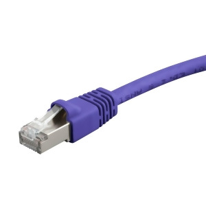 Monoprice Cat6A Ethernet Patch Cable Network Internet Cord Rj45 550Mhz Stp Pure Bare Copper Wire 10G 26Awg 100ft Purple - All