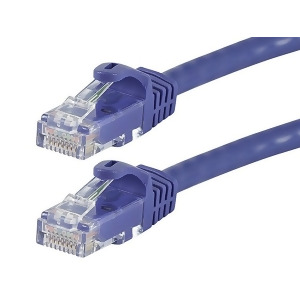 Monoprice Flexboot Cat6 Ethernet Patch Cable Network Internet Cord Rj45 Stranded 550Mhz Utp Pure Bare Copper Wire 24Awg 50ft Purlple - All