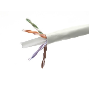 Monoprice Cat6 Ethernet Bulk Cable Network Internet Cord Solid 550Mhz Utp Cmp Plenum Pure Bare Copper Wire 23Awg No Logo 1000ft White - All