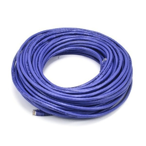 Monoprice Cat6 Ethernet Patch Cable Network Internet Cord Rj45 Stranded 550Mhz Utp Pure Bare Copper Wire 24Awg 100ft Purple - All