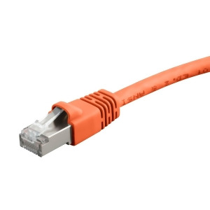 Monoprice Cat6A Ethernet Patch Cable Network Internet Cord Rj45 550Mhz Stp Pure Bare Copper Wire 10G 26Awg 50ft Orange - All