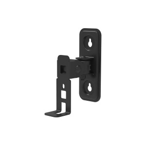 Monoprice Pivoting Speaker Wall Mount Black For Sonos Play 1 Speakers | Cable Management Easy Installation Stong Sturdy - All