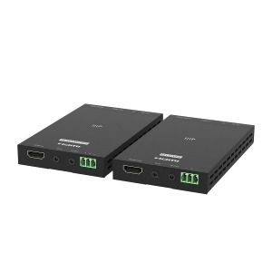 Monoprice Blackbird 4K Pro HDBaseT Extender Kit Black | 1080p 60Hz Up To 100 Meters PoC Rs232 Hdcp 2.2 Hdmi 1.4 - All