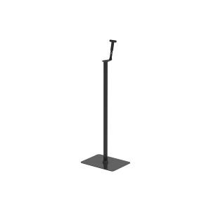 Monoprice Floor Speaker Stand Sonos Play 3 Black With Cable Management and Stable Base For Home theater - All