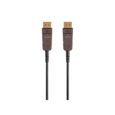 Monoprice DisplayPort Cable - 20 feet | 32.4Gbps, 8K@30Hz, 5K@60Hz, 4K@120Hz, Fiber Optic, AOC - SlimRun AV Series 