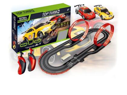 slot track racing box