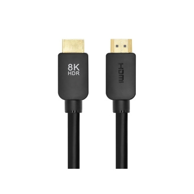 Monoprice 8K No Logo Ultra High Speed HDMI Cable - 3 Feet - Black (10-Pack) 48Gbps, Dynamic HDR, eARC, Compatible With Sony PS5, Xbox Series X, and Xbox Series S 