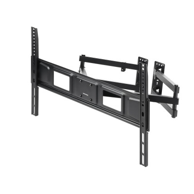 Monoprice Corner Friendly Full-Motion Articulating TV Wall Mount Bracket For TVs 32in to 70in, Max Weight 99lbs, VESA Patterns Up to 600x400, Fits Curved Screens - Cornerstone Series 