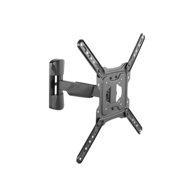 Monoprice Essential Full Motion TV Wall Mount Bracket Low Profile For 23" To 55" TVs up to 77lbs, Max VESA 400x4 