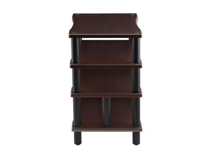 Monoprice Monolith 4 Tier Audio Stand XL - Espresso, Open Air Design, Each Shelf Supports Up to 75 lbs., Perfect Way to Organize AV Components alternate image