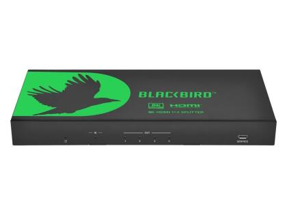 Monoprice Blackbird 8K60 1x4 HDMI Splitter With Audio Extraction, HDMI 2.1, HDCP 2.3, for Xbox, HDTV, Computer, Projector, PS4, Fire Stick alternate image