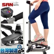 【SAN SPORTS】台灣製造!!安全扶手踏步機 P248-S01C 【SAN SPORTS】台灣製造!!安全扶手踏步機 P248-S01C