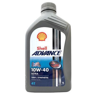 殼牌 shell advance 4t ultra 10w40 全合成機車機油 