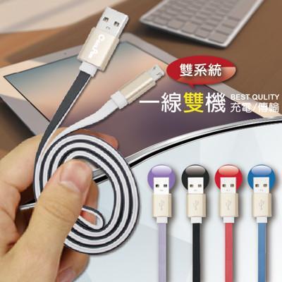 雙系統高速充電傳輸線 支援ios12 Android From 松果購物at Shop Com Tw
