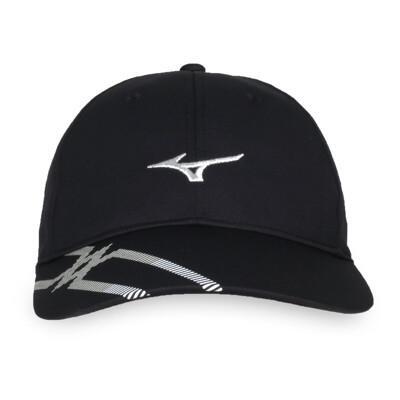 Mizuno 運動路跑帽 慢跑帽子防曬遮陽鴨舌帽美津濃黑銀from 松果購物at Shop Com Tw