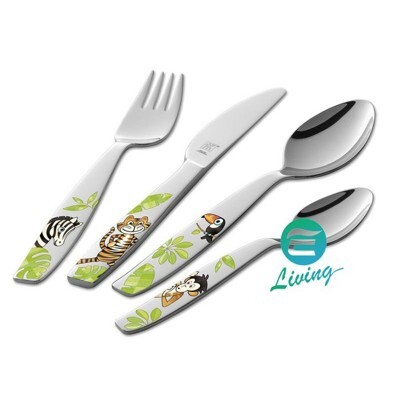 易油網zwilling 雙人牌兒童餐具叢林系列刀叉湯匙組4入 07135 210 From 松果購物at Shop Com Tw