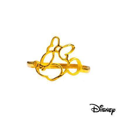 disney迪士尼系列金飾 黃金戒指-親親美妮款現貨+預購 