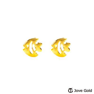 jove gold 漾金飾 如魚得水黃金耳環