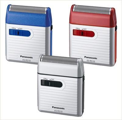 潼漾小舖 日本製 國際牌 panasonic es-rs10 迷你電池式電動刮鬍刀藍/銀/紅) 