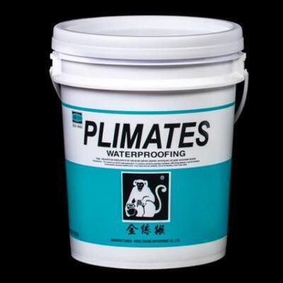 金絲猴粉狀抗水壓矽酸質水泥塗料p-777 (白色)5加侖抗水壓水泥塗料p777 