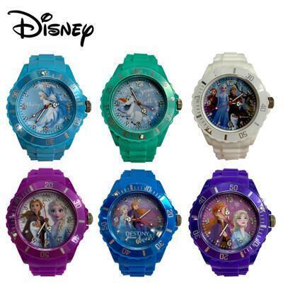 冰雪奇緣 矽膠 指針手錶 指針錶 兒童錶 手錶 艾莎 安娜 雪寶 迪士尼 disney10146 