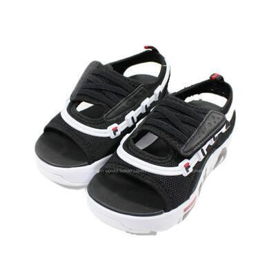 (bx)fila 童鞋 kids ggumi 韓版 涼鞋 3-s647u-001 黑白 