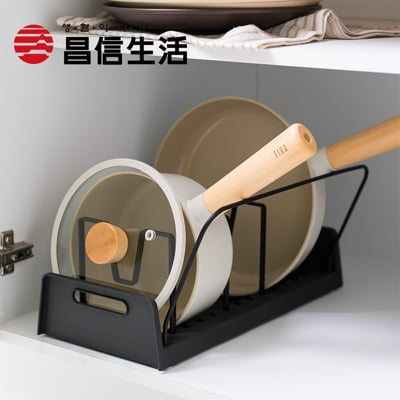 韓國昌信生活franco 廚房瀝水置物架-黑色 