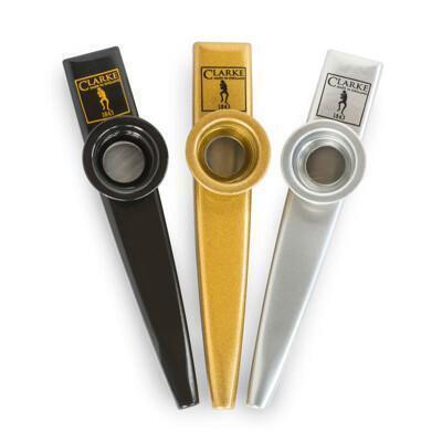 英國製 clarke kazoo 烤漆升級款 專業演奏型 金屬卡祖笛(金色/銀色/黑色) 