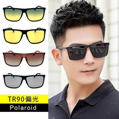 tr90偏光太陽眼鏡 polaroid變色片 夜視鏡 超輕量僅22g 駕駛墨鏡 抗uv91813 