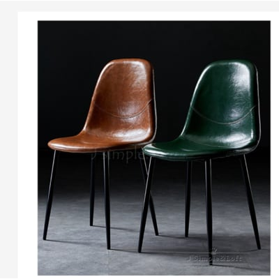 科莫設計皮革餐椅-電腦椅 會議椅 餐椅 椅子 化妝椅 餐桌椅 辦公椅j simple工業風&北歐 