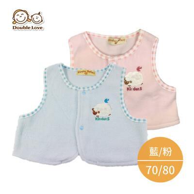 秋冬 保暖 背心 寶寶馬甲 新生兒服 寶寶服 童裝 小羊 70-80 外套 無袖 hf0010 