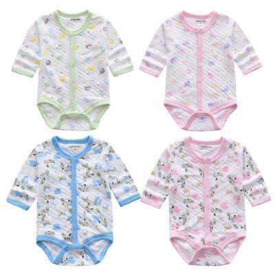 dl三層棉長袖包屁衣 空氣棉包屁衣 新生兒服 兔裝 連身衣 (80.90.95)ge0037 