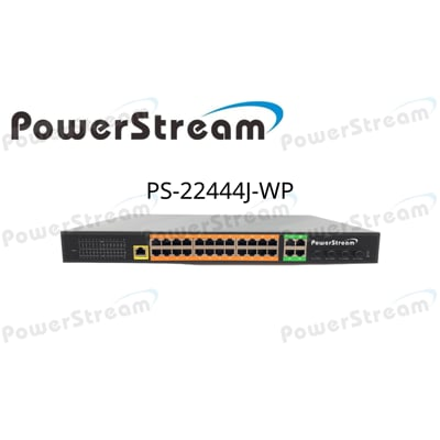 ps-22444j-wp 二十四埠網管型網路供電交換器 