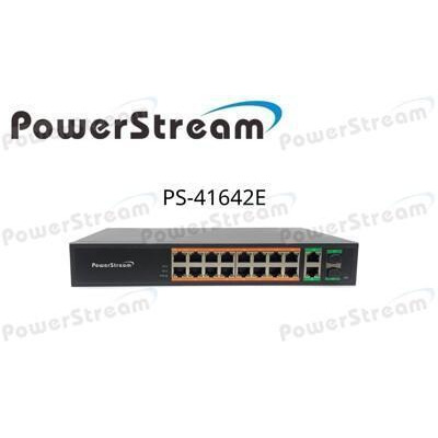 ps-41642e 十六埠超高速智慧網管型網路供電交換器 