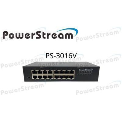 ps-3016v poe 十六口超高速簡易網管機架型網路交換器 