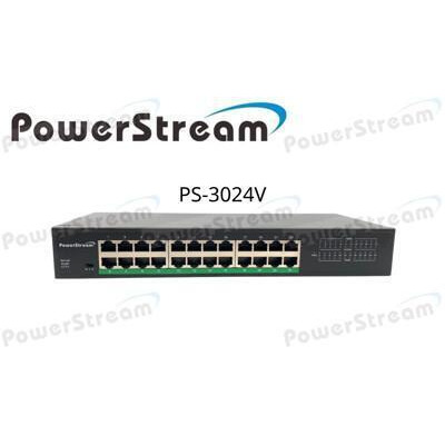 ps-3024v 二十四口超高速簡易網管機架型網路交換器 