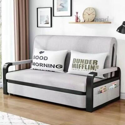 沙發床 折疊兩用 乳膠/海綿/耶棕床墊 多功能雙人客廳小戶型懶人沙發 床 雙人床 
