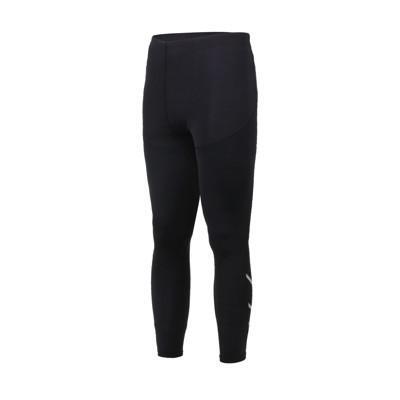 2xu 男中階運動涼感壓縮長褲-緊身長褲 慢跑 路跑 訓練 健身 黑銀 