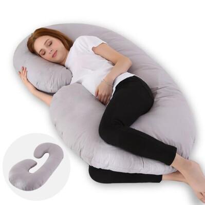 新款孕婦枕c型 護腰側睡枕芯孕婦睡覺枕頭哺乳枕 