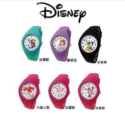disney迪士尼 marvel漫威 繽紛馬卡龍色數字矽膠兒童手錶 