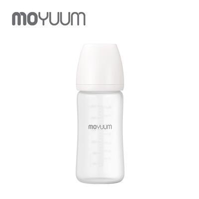 moyuum 韓國 寬口矽膠 玻璃奶瓶 240ml 