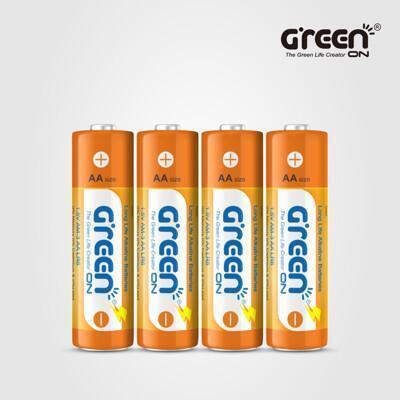 greenon超鹼電池 3號(aa)-4入組 長效型鹼性電池 適用無線滑鼠/玩具 