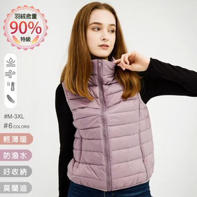特級輕暖真90%羽絨背心(sgs認證/輕量/保暖/防潑水/kdc-2101) 