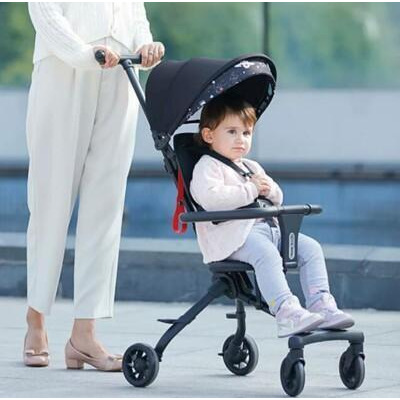 遛娃神器手推車 簡易嬰兒推車 輕便溜娃兒童推車 寶寶推車 雙向可折疊車 