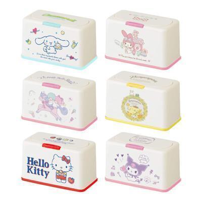 sanrio三麗鷗 凱蒂貓 美樂蒂 酷洛米50入口罩收納盒 濕紙巾盒 面紙盒 置物盒5icoco 
