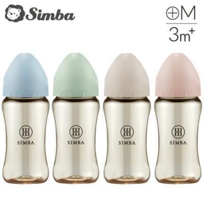 simba 小獅王辛巴 全齡適用 | 蘊蜜鉑金ppsu寬口防脹氣奶瓶270ml-4色可選 