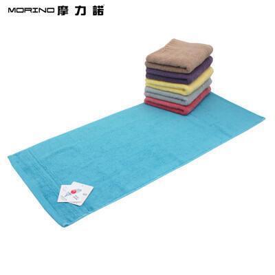 morino摩力諾飯店級素色緞條毛巾_34x76cm_mo732 