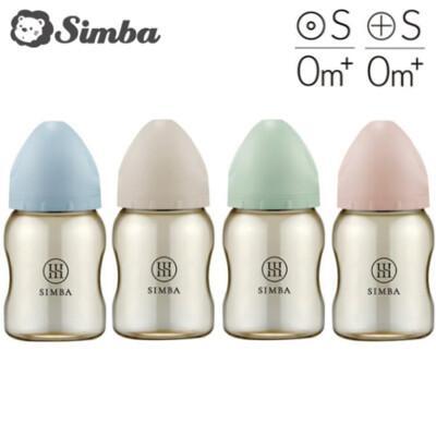 simba 小獅王辛巴 蘊蜜鉑金ppsu寬口防脹氣奶瓶200ml(4色可選)-圓孔(偏遠地區不配送) 