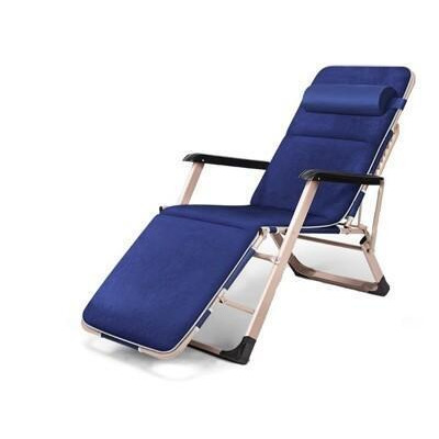 sidis多段可調式躺椅(附枕頭棉墊/加粗雙方管/180度全平躺/鋼管支撐)摺疊椅/躺椅/折疊床 